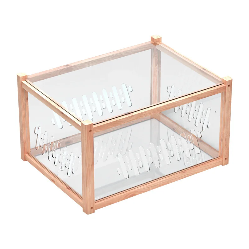 Wood Acrylic Landscaping Guinea Pig Accessories Hamster Accessories Hamster Cage Large Large Space Panoramic View Breeding House - view 5