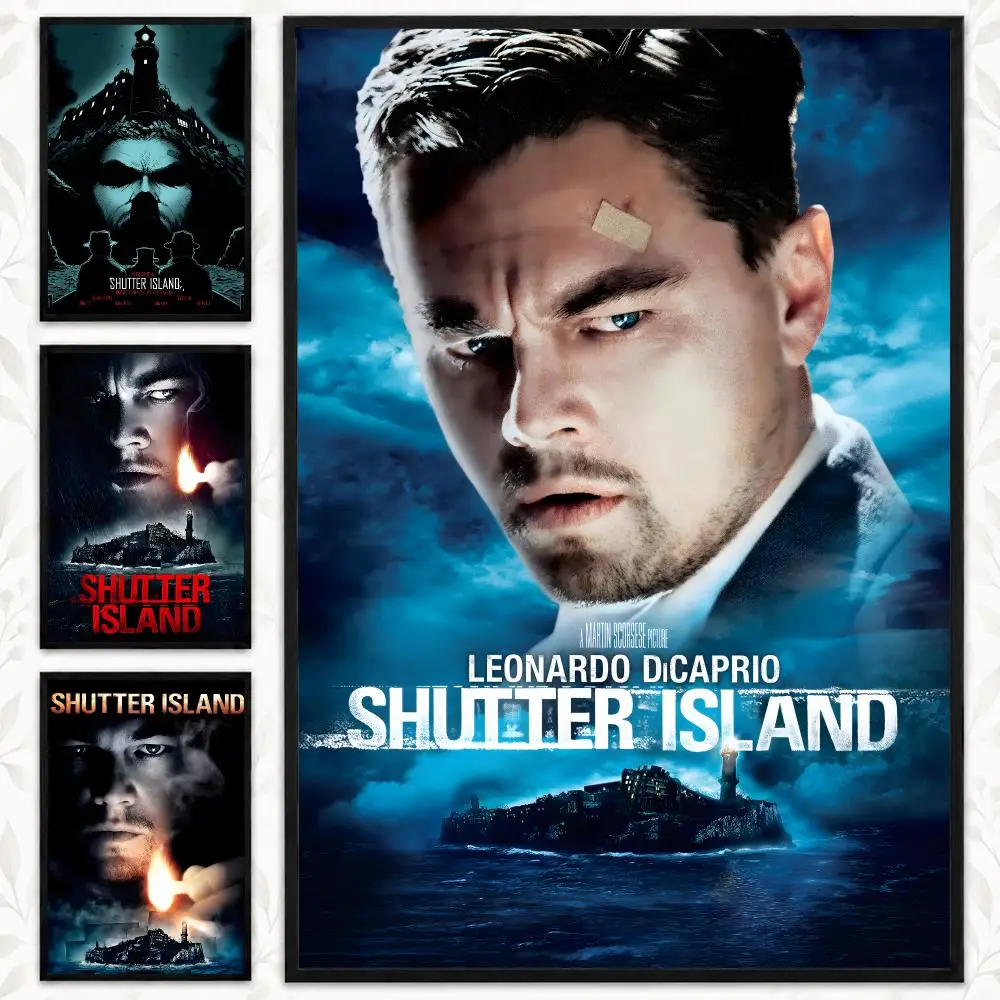 Shutter Island Psychological Mystery Thriller Movie Poster Decorative art prints for the home, holiday gifts, unframed