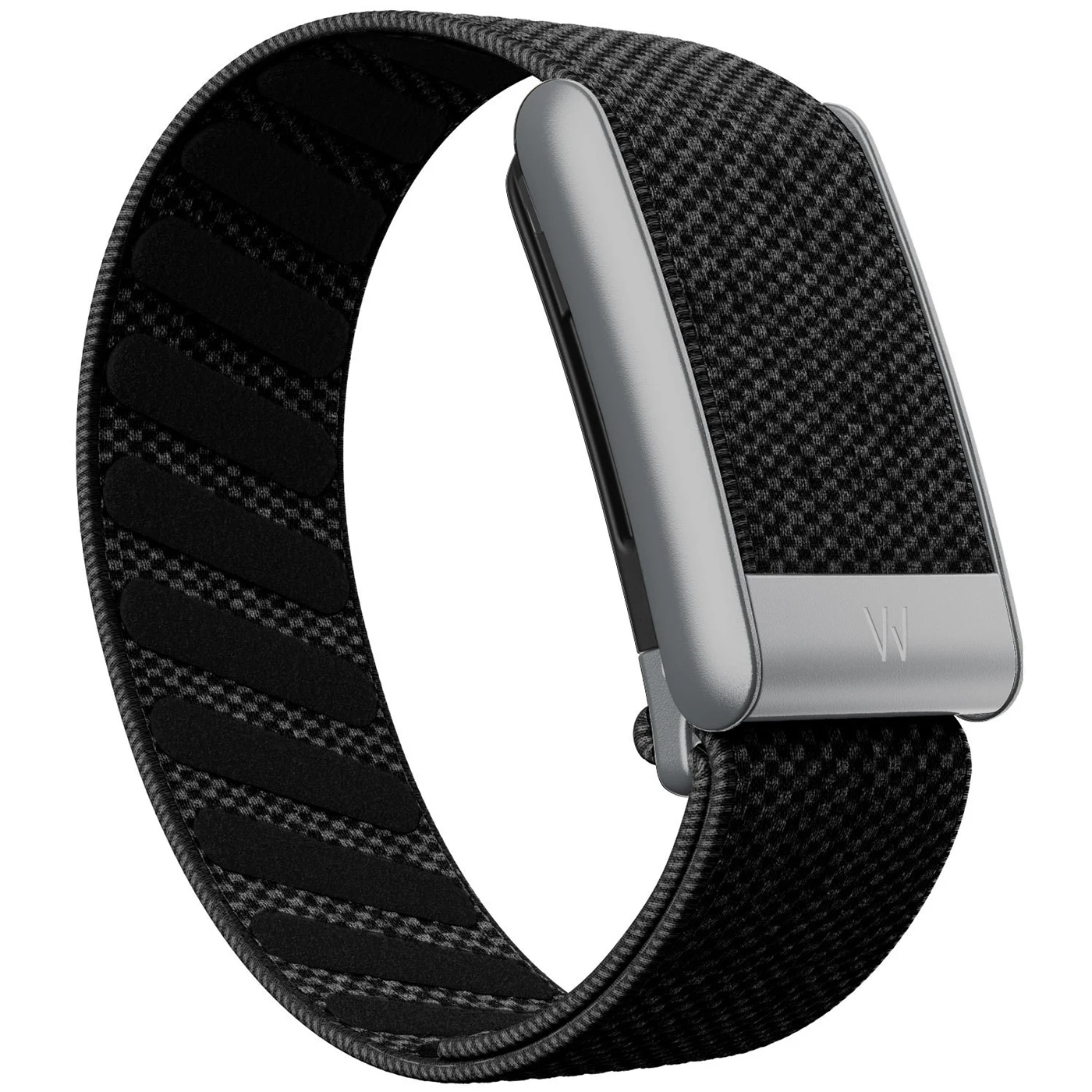 Suitable for Whoop 5.0 wristband strap, nylon woven elastic mg sports replacement strap with matte matte matte silver U-shaped m