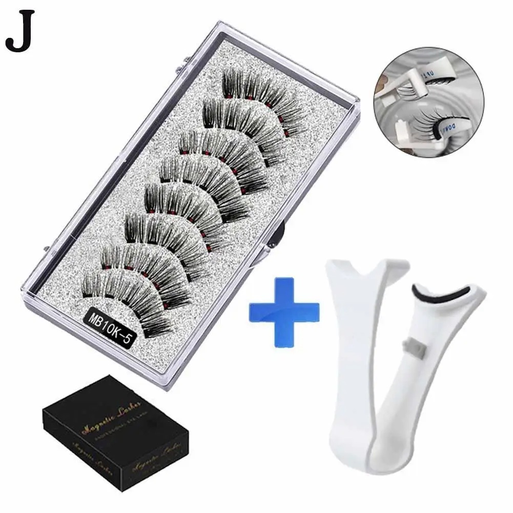 MB1K-5 Nieuwe 3D Magnetische Wimperextensions, Natuurlijke Wimperkrultang Verzenddoos Wimperextensions Nepwimpers Herbruikbaar Ondersteuning Dagelijks Gebruik Wimpers