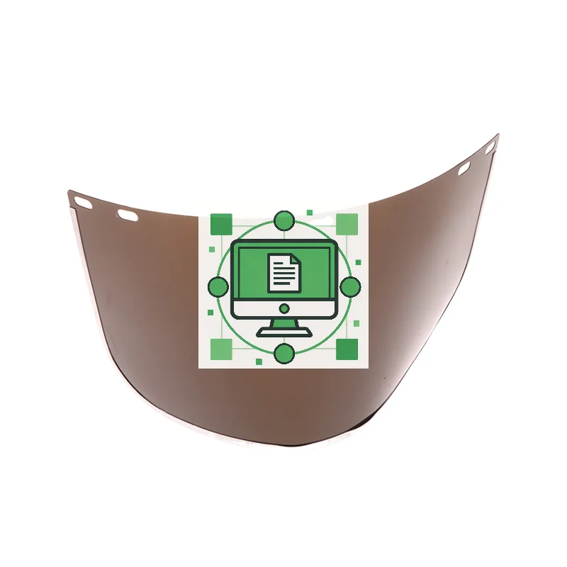 フェイスシールド交換レンズシールド 溶接、研削、ヘルメットフェイスシールド用の互換性のある保護安全フェイスシールド