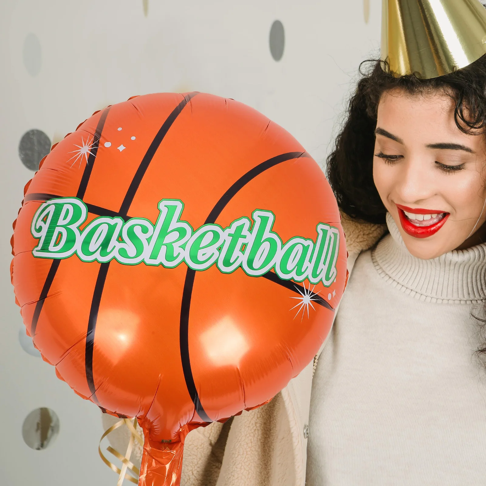 

25pcs Basketball Aluminum Foil Balloon Decor For Party Festival Gathering Balloon Basketball Decoration Supplies Party Favors