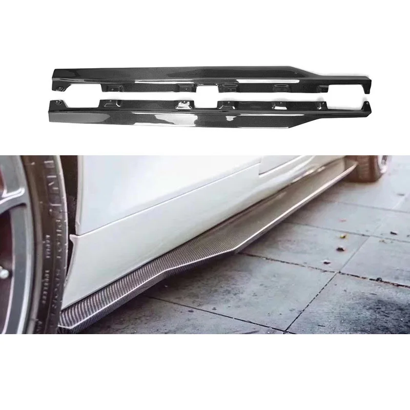 

Suitable for Mercedes-Benz AMG GT two-door R model side skirts modified carbon fiber surround body kit side spoiler
