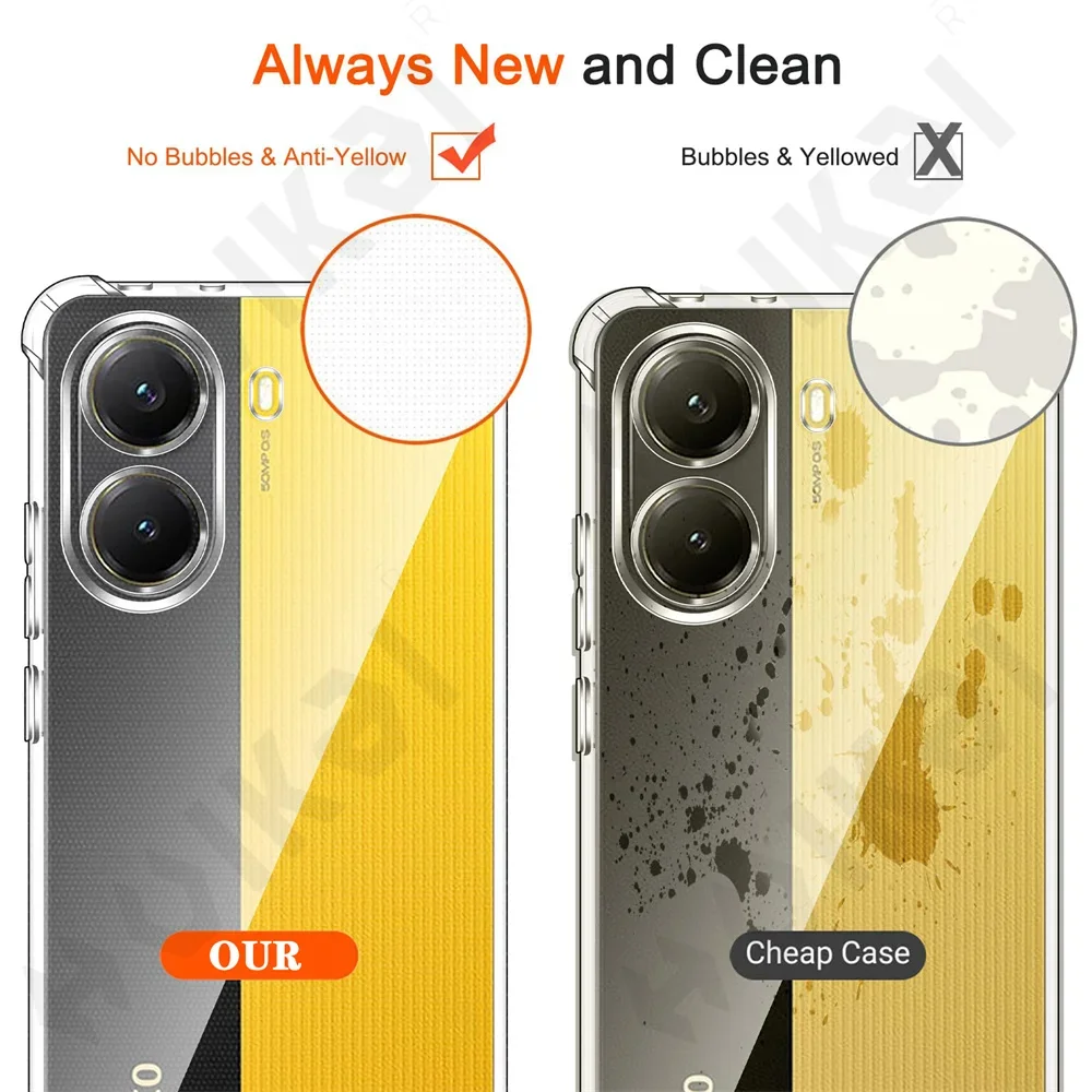 Xiaomi Poco X7 Pro Redmi Note 14 Pro Plus 4G 5G 투명... - 1