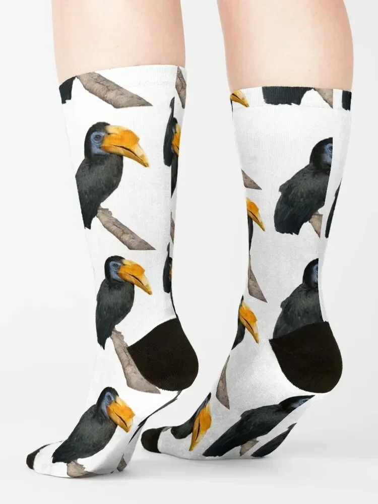 Princesa Pilai, calcetines arrugados Hornbill Royalty con estampado antideslizante calcetines de anime de fútbol para hombre y mujer