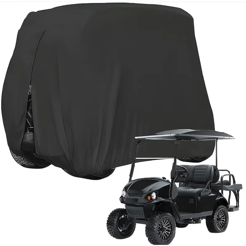 

1pc Golf Cart Covers, 210D Waterproof Cover for EZ GO Club Yamaha Golf Carts, Dustproof Club Car Cover