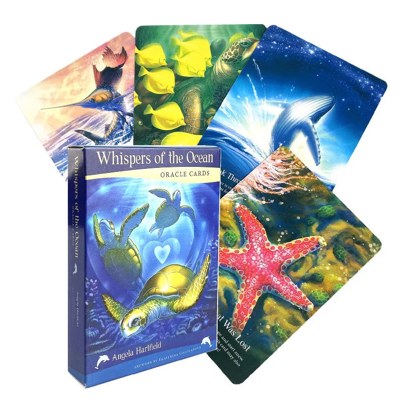 Whispers of The Ocean Oracle Cards High Quality Divination Board Game Party Games