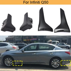 PP Plastic Car Fender Flares Mudguards Flaps for Infiniti Q50 2014 - 2017 Side Skirts Winglets Aprons Splitters