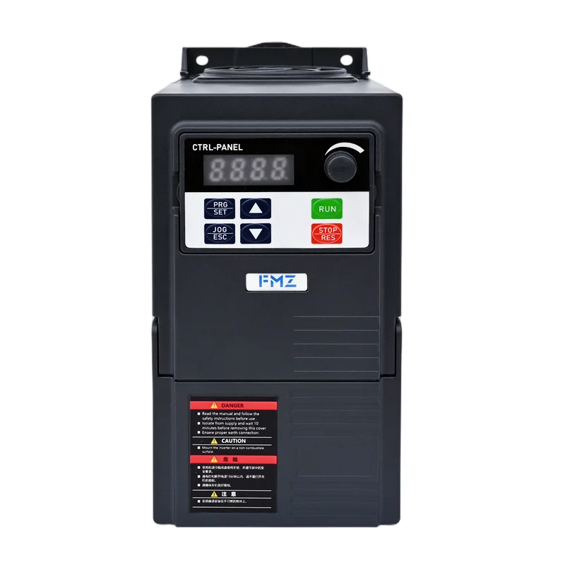 0.4-5.5kw Variable Frequency Inverter VFD 5.5KW 7.5HP 220V 1 Or 3 Phase Input 3 Phase Output Variable Frequency Drive VFD