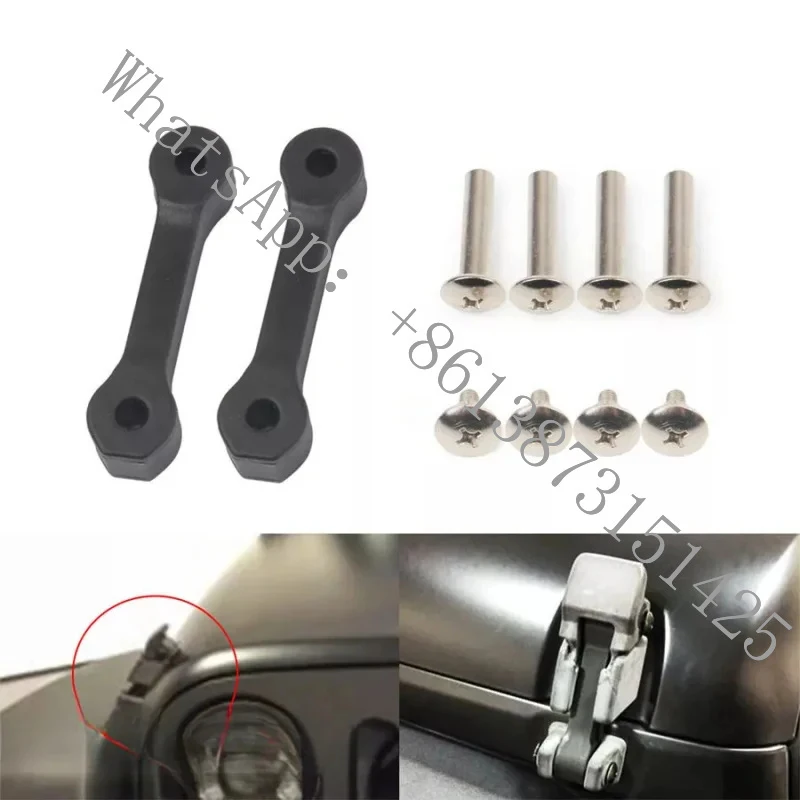 Suitable JK 2007-2017 Black Hood Upgrade Kit-Vibration Dampening