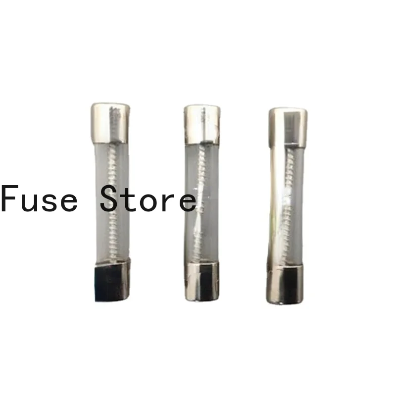 2PCS 6 * 32 Glass Fuse Tube 313 10A L32V Slow Fusing Delay Type