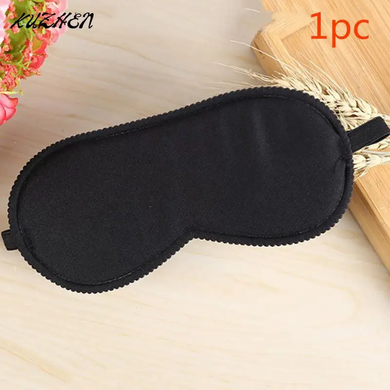 

Soft Portable Eye Mask Black Fast Sleeping Eyeshade Cover Eye Masks Shade Patch Women Men Blindfold Travel Sleepmasker