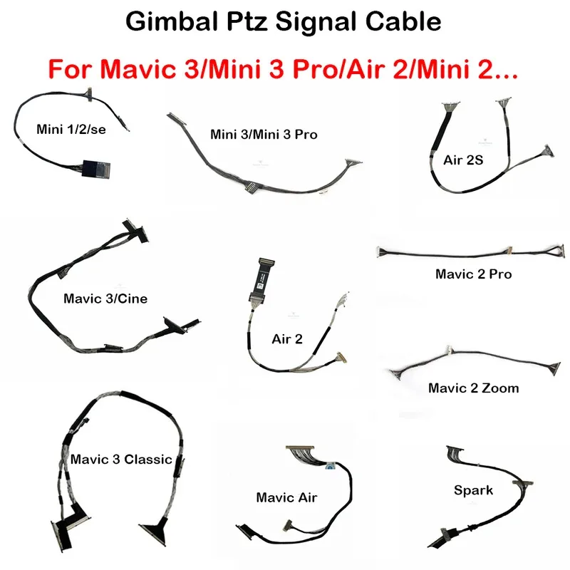

Gimbal Ptz Signal Cable for DJI Mavic3/3T/Air3/Mini2/Air2/2s Mini 3Pro Camera Image Transmission Wire Test Tools
