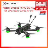 iFlight Nazgul Evoque F6 V2 HD 6inch 6S FPV Drone BNF F6X F6D（Squashed-X or DC Geometry）with GPS module/ DJI O3 Air Unit for FPV