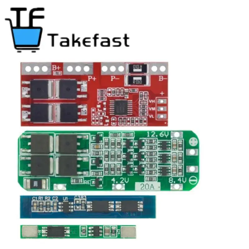 1S 2S 3S 4S 3A 20A 30A Li-ion Lithium Battery 18650 Charger PCB BMS Protection Board For Drill Motor Lipo Cell Module