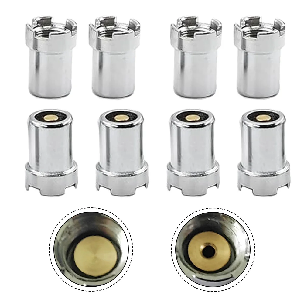 8 Stücke Magnetische 510 Gewinde Adapter Edelstahl Lötkolben Stecker Ersatzteile Für Elektronische Geräte