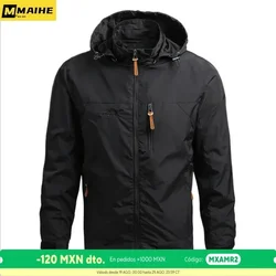 Gorpcore-Veste militaire imperméable pour homme, coupe-vent décontracté, manteau de chasse, vêtements de travail à poche, automne