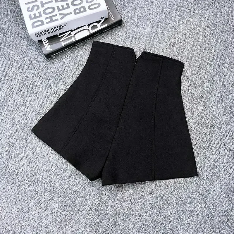 White Black Stretch Suit Shorts Women New Mini Short Femme High Waist Shorts Women Hotpants Elegant Wide Leg Summer Shorts C5378