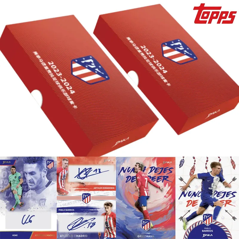 

Оригинальные официальные карточки игроков ФК Атлетико Мадрид 2023-24 от DAKA Football Star Signature Collection – подарок для фанатов