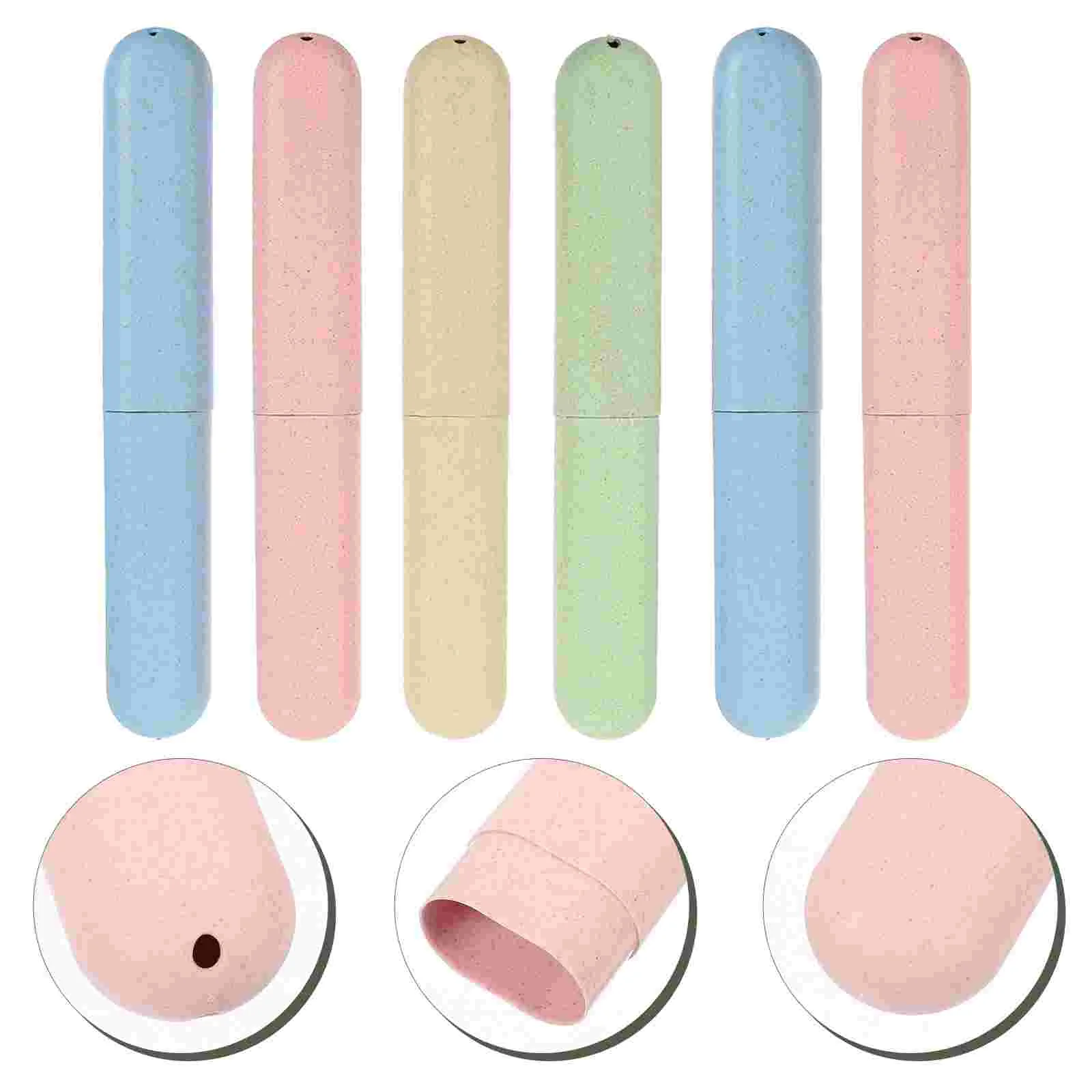 

12 Pcs Toothbrush Travel Case Portable ganizer High Grade Material Home Business Travel Students Large Capacity Small