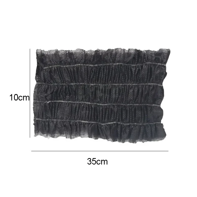 100 قطعة/الحزمة صالون تجميل المتاح Headbands مرونة غير المنسوجة تطعيم الرموش سبا غسل الوجه ماكياج الاستحمام أداة أسود/أبيض
