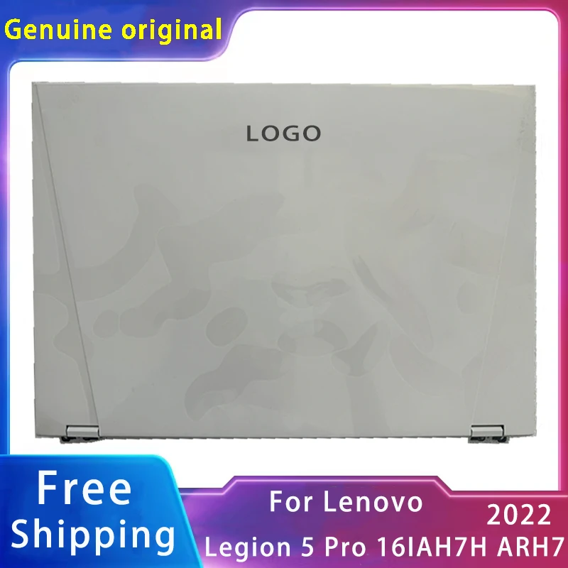 

Новинка для Lenovo Legion 5 Pro 16IAH7H / 16ARH7 2022; Запасные аксессуары для ноутбука, задняя крышка ЖК-дисплея с логотипом, белая