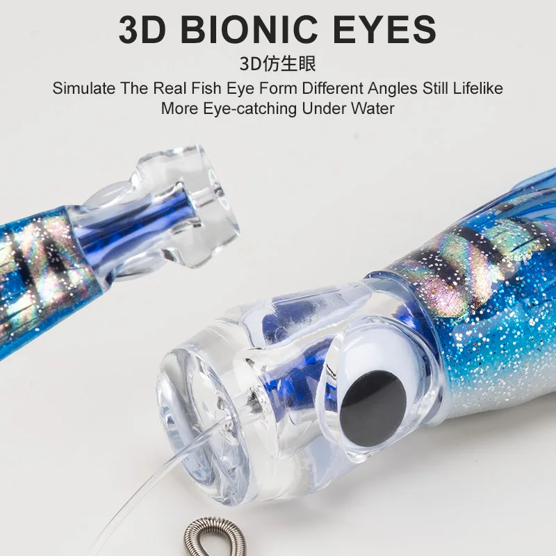 OBSESSION Mahi Marlin Wahoo – Señuelo pulpo blando 110g - imagen 5