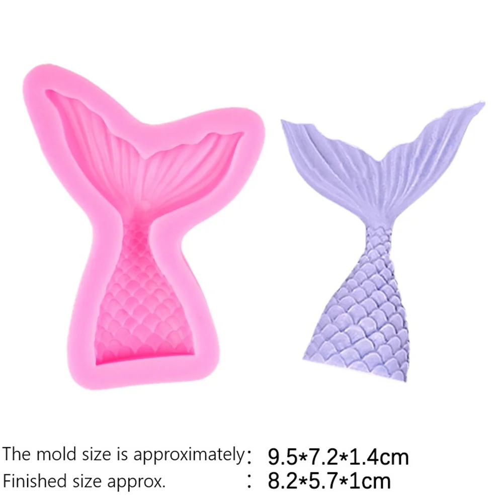 3D Marine Series Silicones Mold Fungus Conch Shape Fungus Cake Chocolate Candy Jelly Decoration Tool DIY Baking Clay Candy Molds