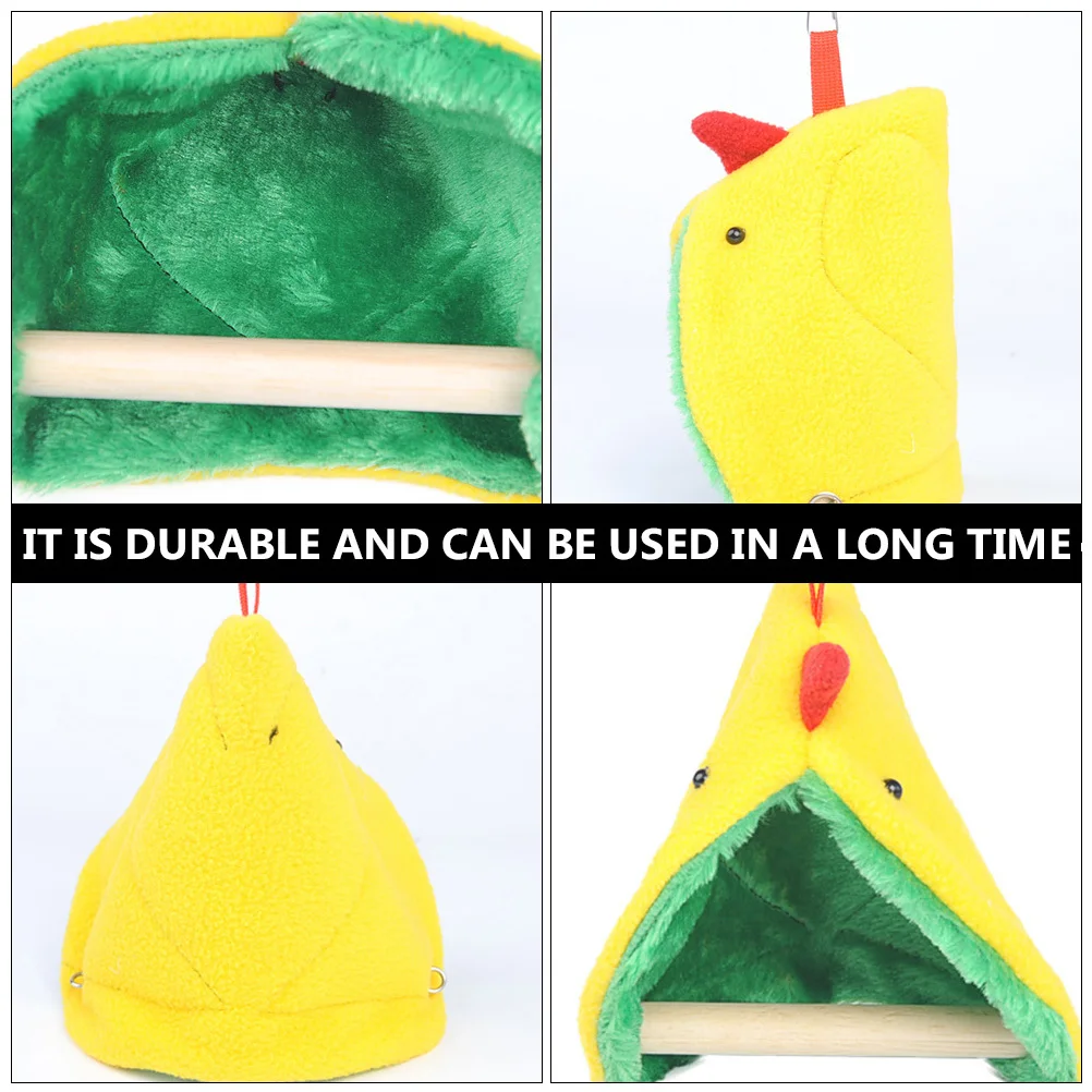 

1pc Parrot Warm Nest Hanging Bird Hammock Indoor Sleeping Spot Durable Pet Parrot Accessories Playing Climb Station