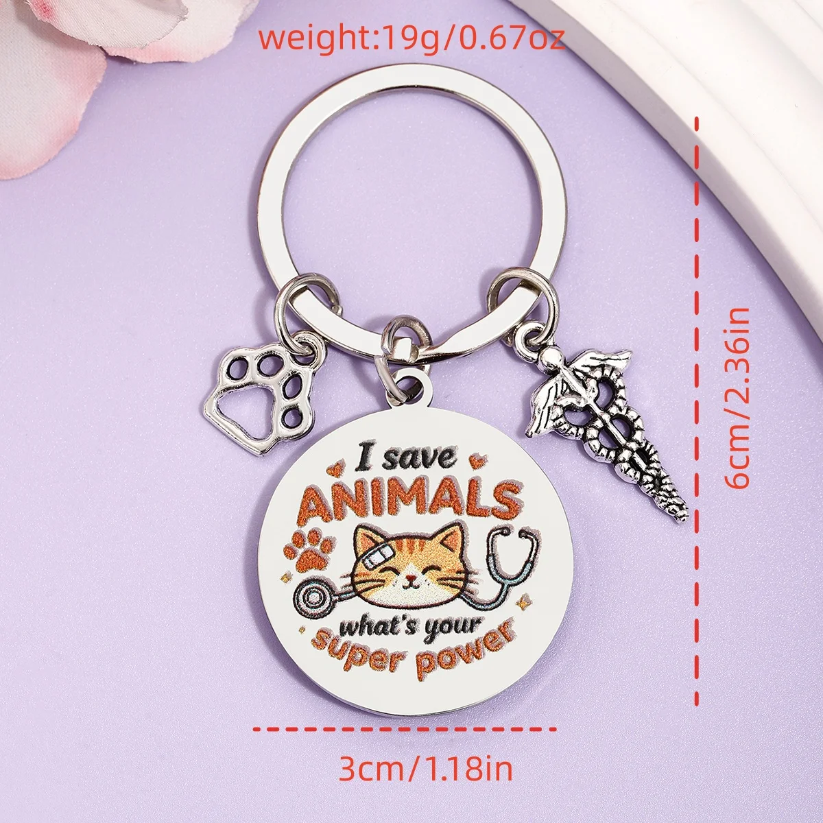 Llavero de Veterinario, Regalo - Tech Accessories For Students reseña y precio