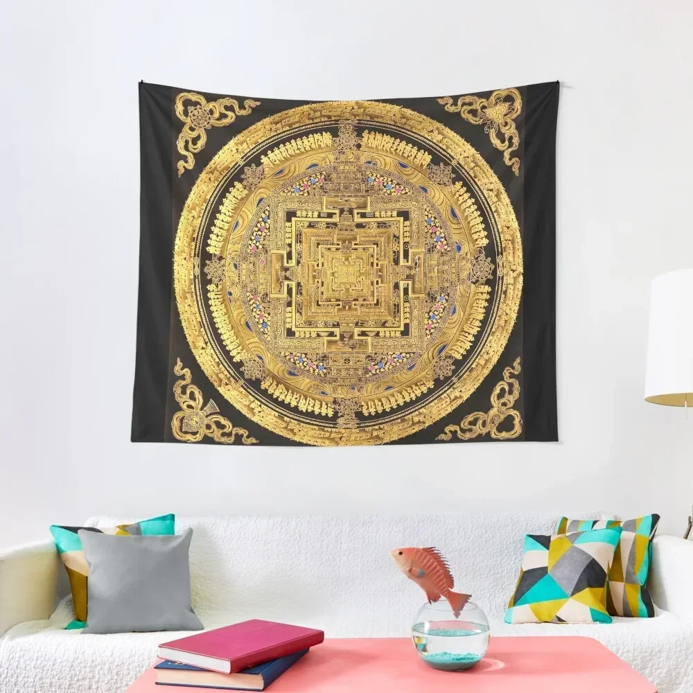 

Buddhist Mandala Golden OM 40 Tapestry Decoration Home Home Supplies Tapestry