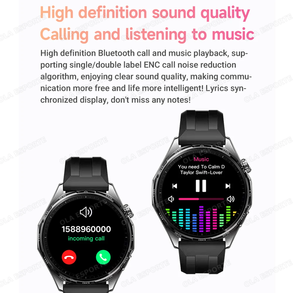 New Outdoor Smart Watch 7 Call Reminder Heart Rate Sleep Monitoring GPS Motion Sports Bluetooth Call Weather Smartwatches HT30