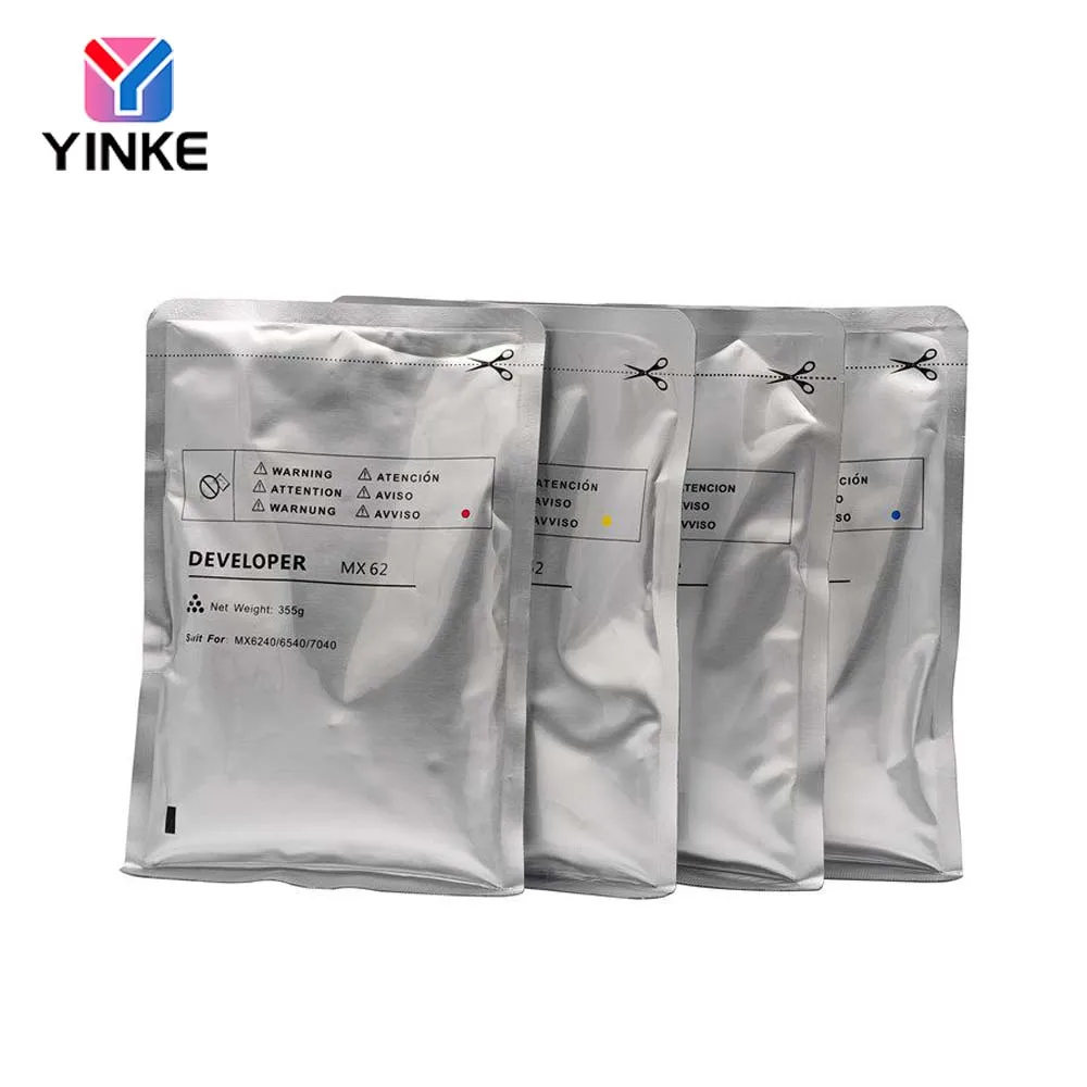 355g MX62 Developer Powder For Sharp C6240 C6540 C7040 MX-C6240 MX-C6540 MX-C7040 MXC6240 MXC6540 MXC7040 OEM Compatible Carrier