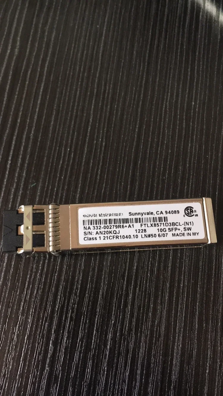 

FTLX8571D3BCL-N1 332-00279R6+A1 10Gb optical module SFP+10Gb