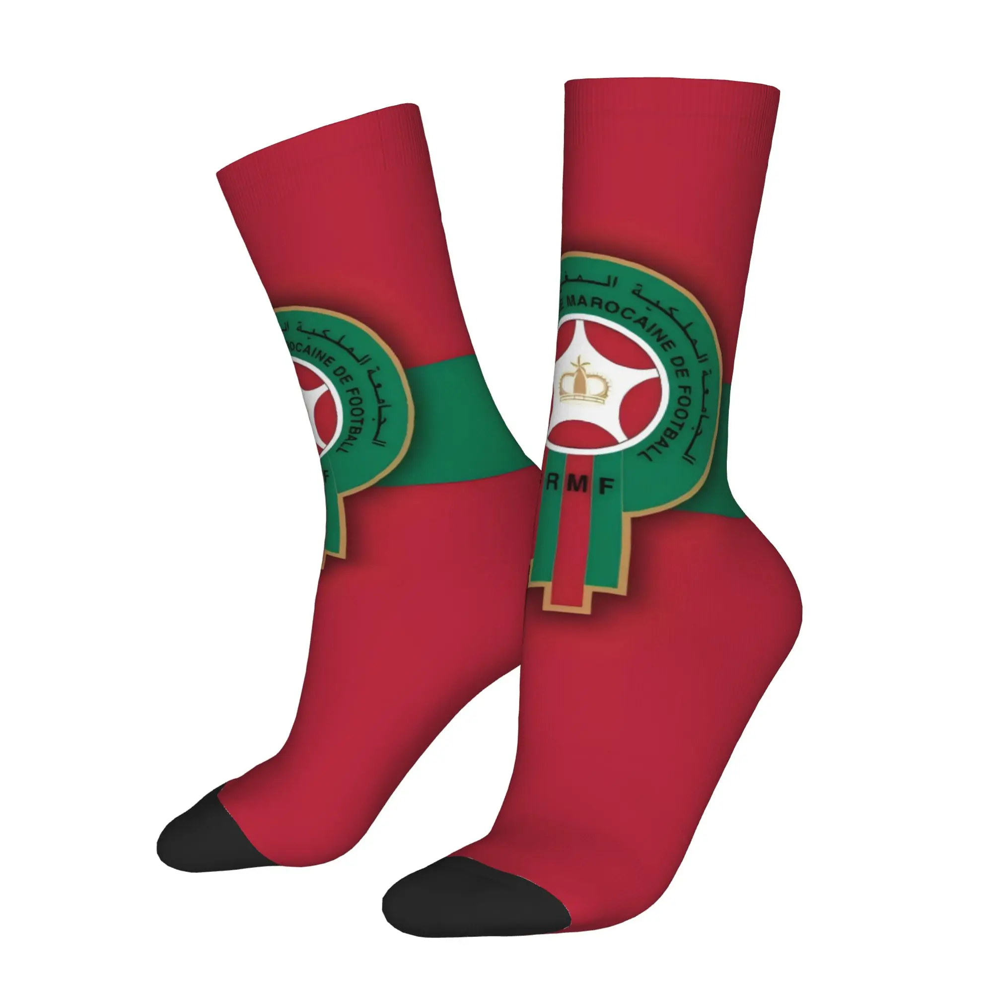 Hip Hop Vintage Morocco Crazy Men's compression Socks Unisex  Harajuku Pattern Printed Funny Sock Match Day Essentials