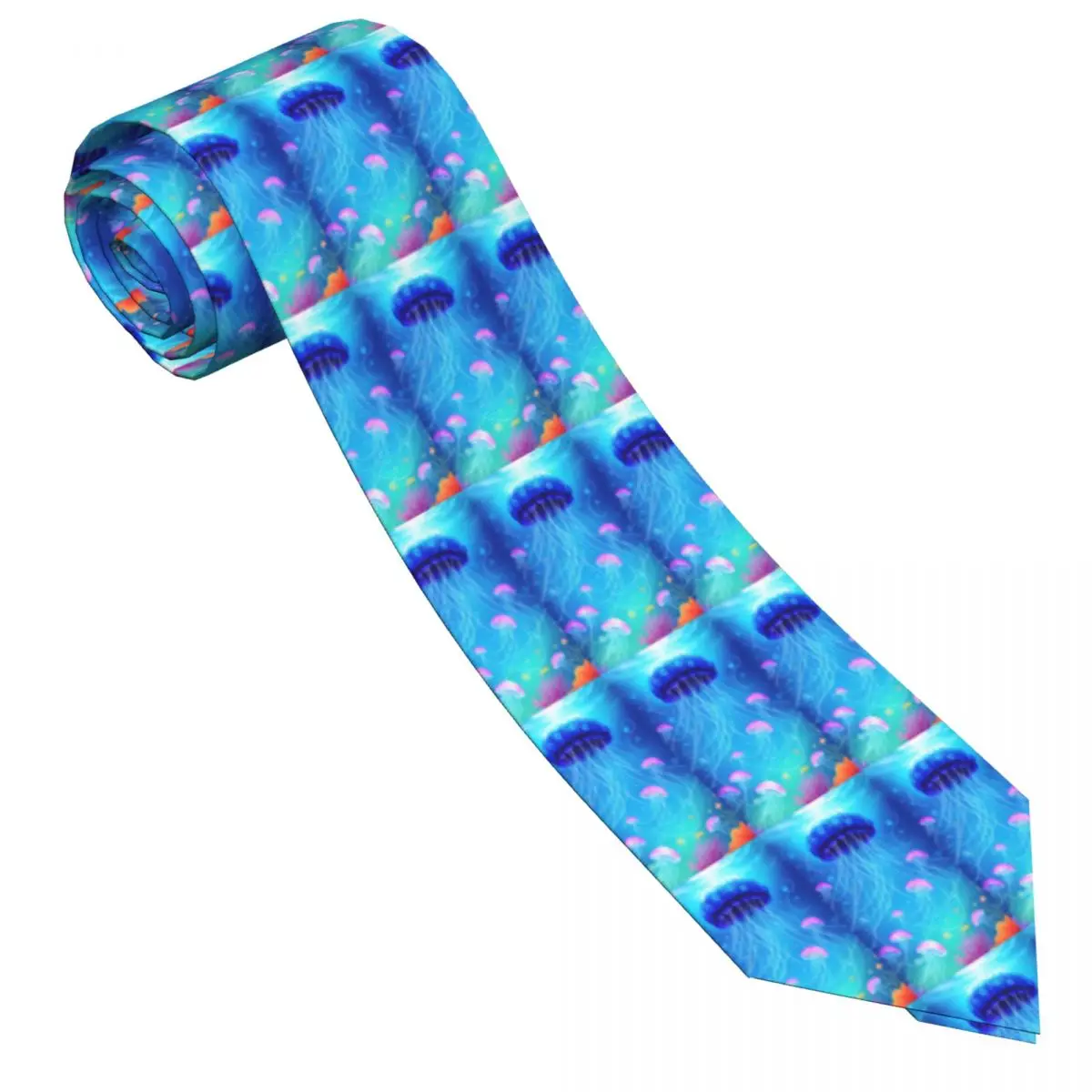 Jellyfish In The Ocean Tie For Men Women Necktie  Clothing Accessories