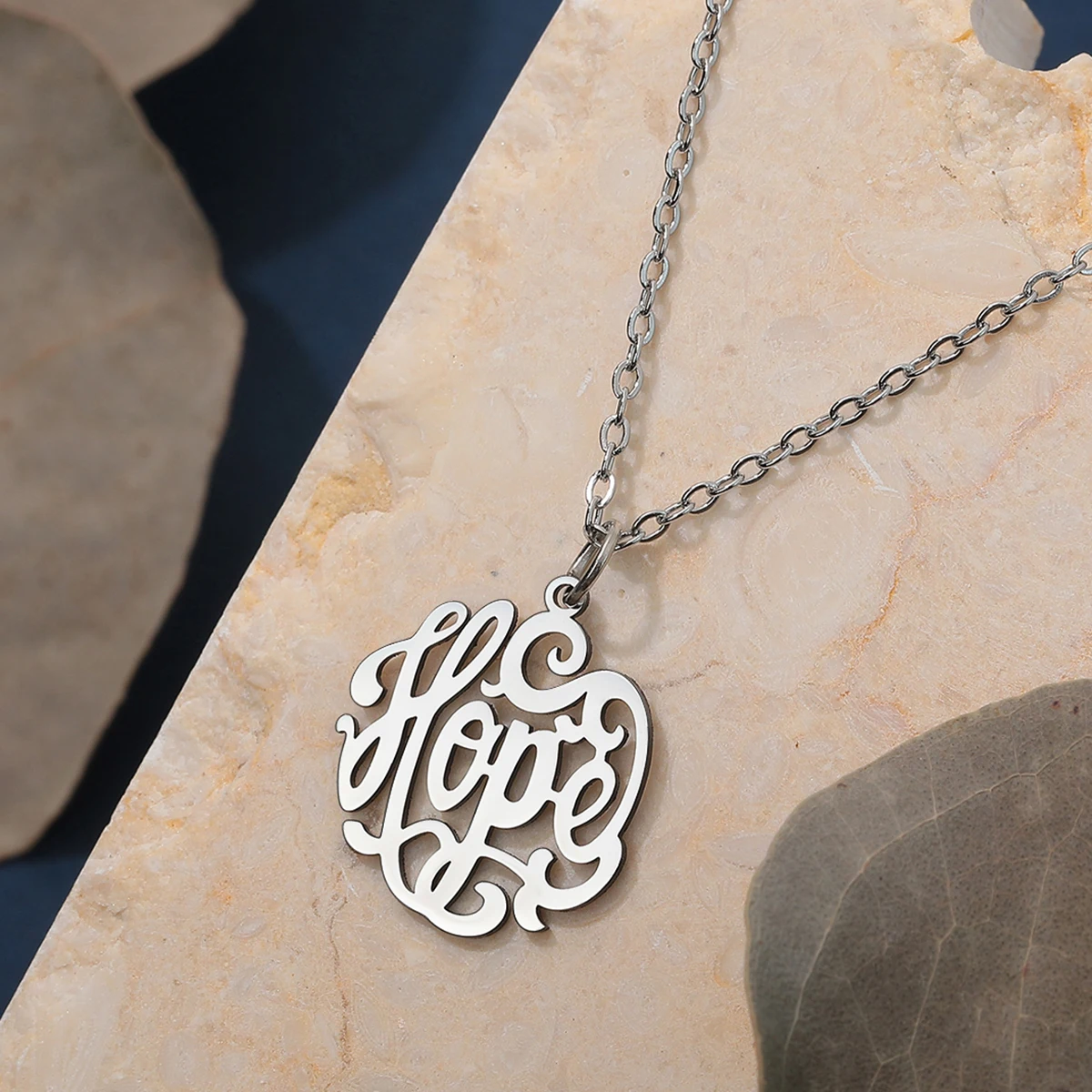 الإبداعية الحرير الفن خط العربية رون القلائد للنساء الرجال الترقوة المختنق الفولاذ المقاوم للصدأ قلادة سلاسل هدايا مجوهرات الأزياء #4