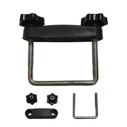 Roof Rack Clamps Luggage Rack Accessories Tools Roof Box U-Bolt Clamps Metal U-Bracket Clips With Lock Nuts Detachable Bar