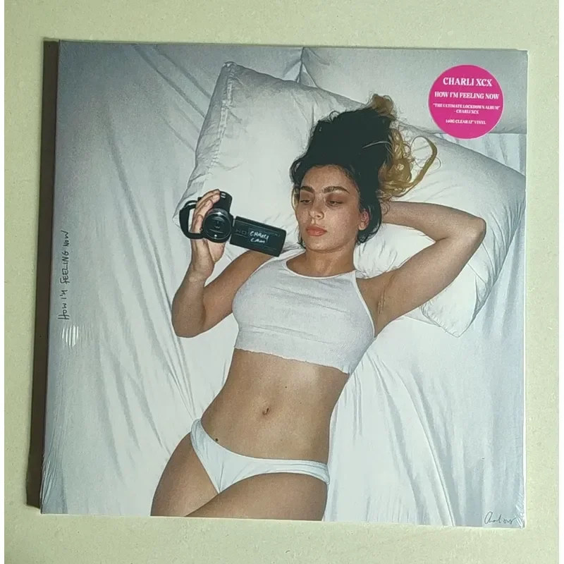 

Clear Glue Vinyl LP Record for Charli XCX How I'm Feeling Now