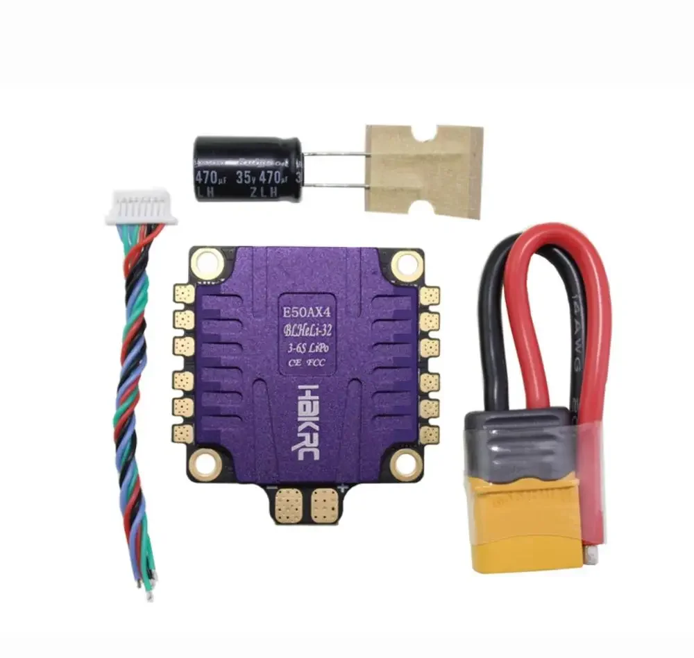 HAKRC 15A/20A/30A/40A/50A 4 في 1 3-6S BLHeli_32 5V 3A BEC Dshot1200 ESC لتقوم بها بنفسك كوادكوبتر FPV سباق بدون طيار