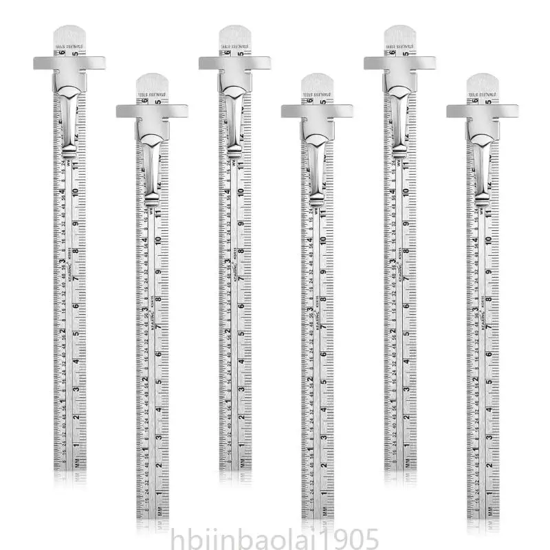 E74E 6Pc Pocket Rul…