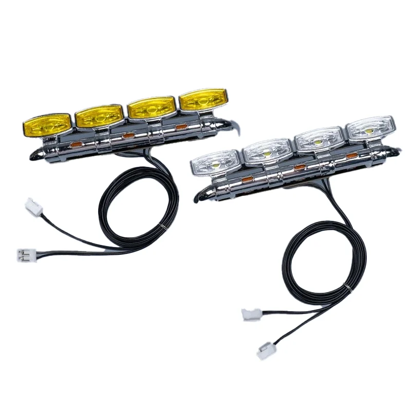 

JUWUBA Truck Model Spotlights Front Bumper Spotlight for 1/14 Tamiya RC Dump Truck for SCANIA 770S 56368 Car Accessories