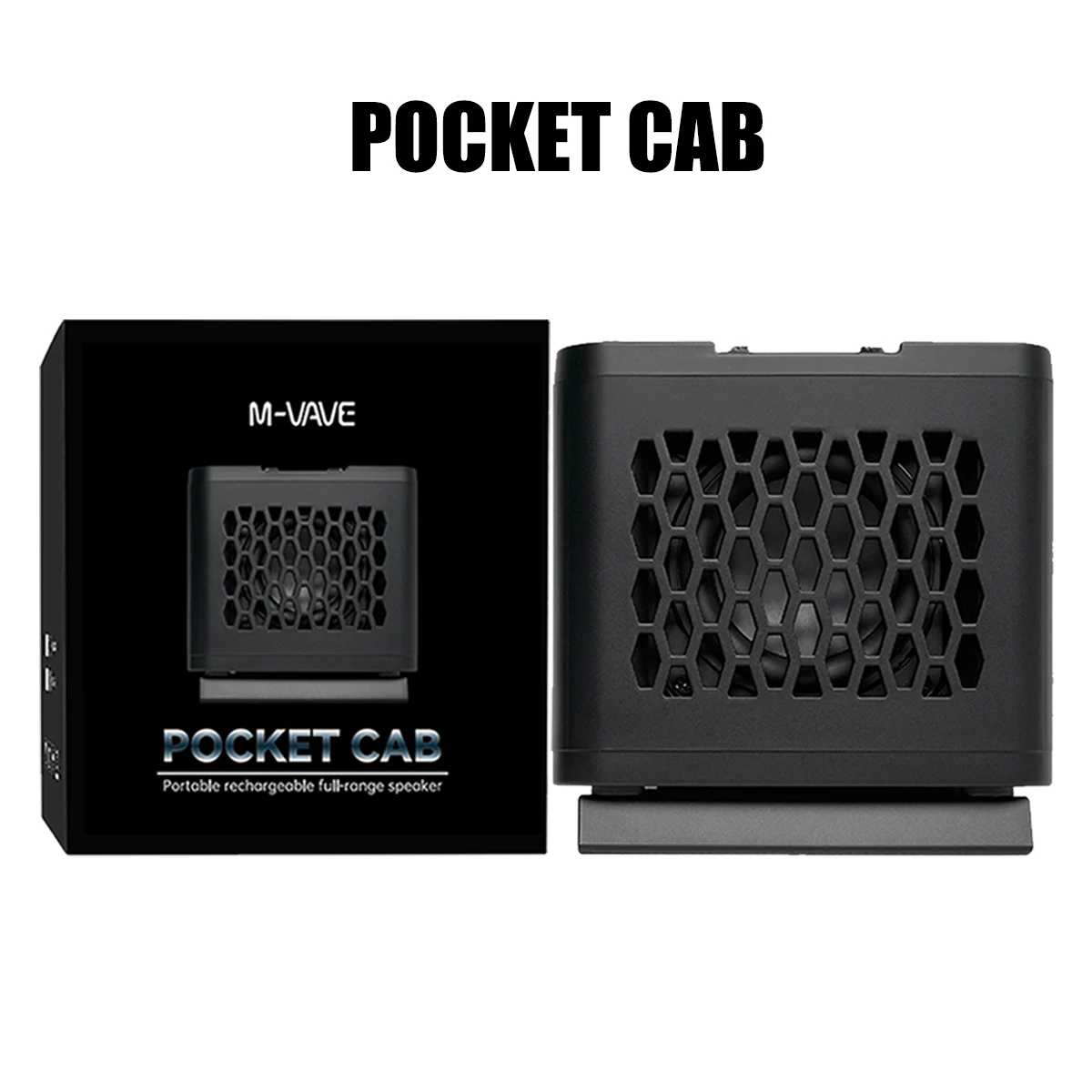 M-VAVE Pocket CAB Portable Guitar Speaker with 10W 7h Battery 75