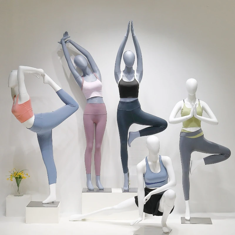 Full Body Yoga Model Props Women's Sports Clothing Store Dummy