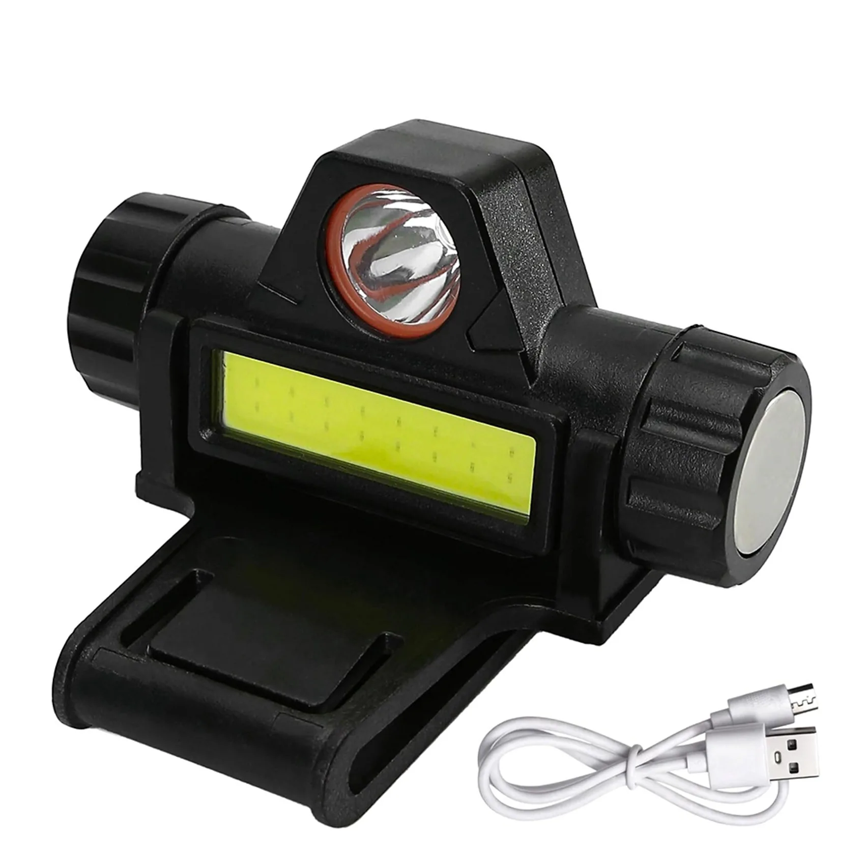 5X Rechargeable Welding Helmet Light Versatile Headlamp Flashlight With Mount Holder, Automatic Dimming-AT64