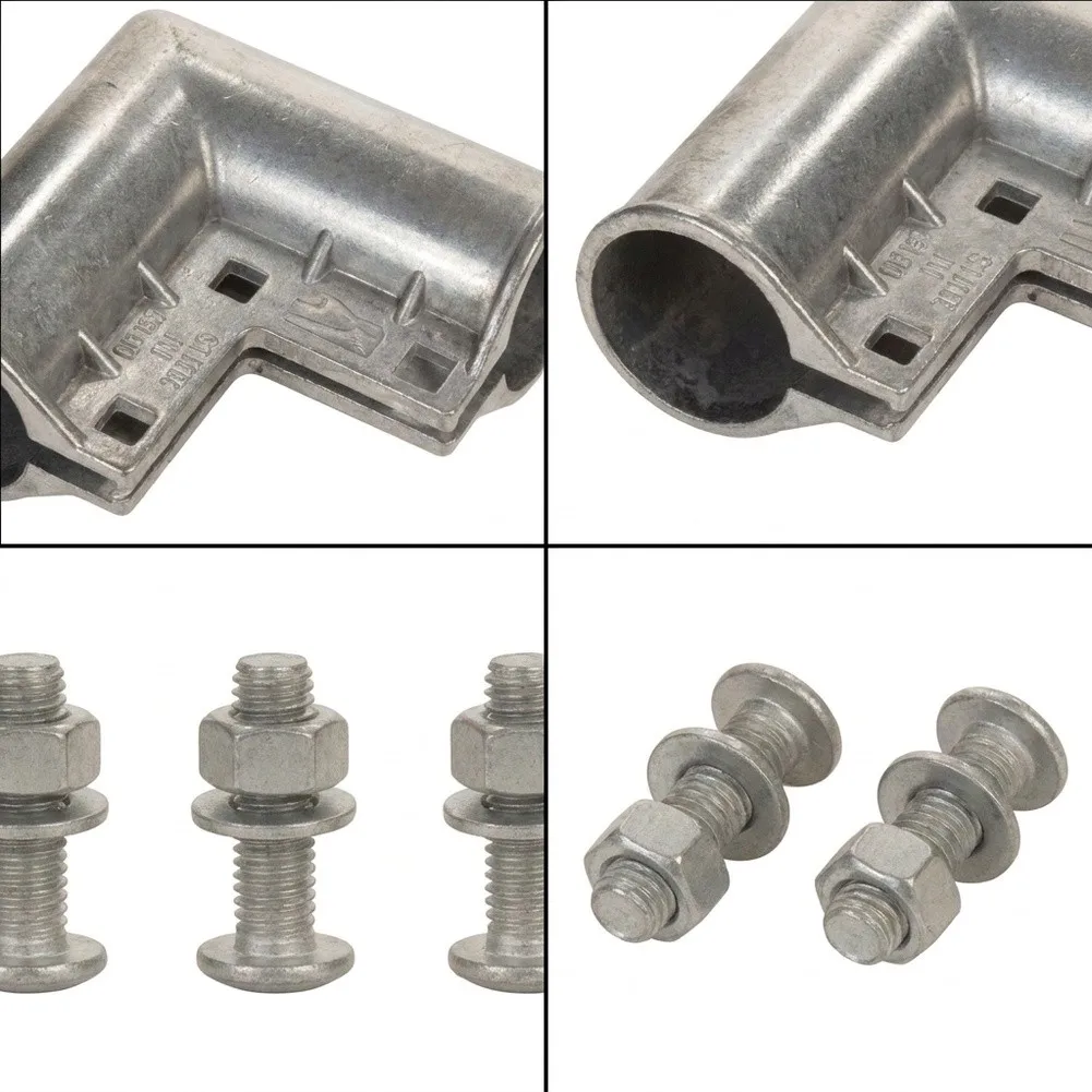 For Secure Gate Operation Chain Link Gate Corner Outdoor Fence Connector 1-3 8 X 1-3 8 Complete Hardware Included