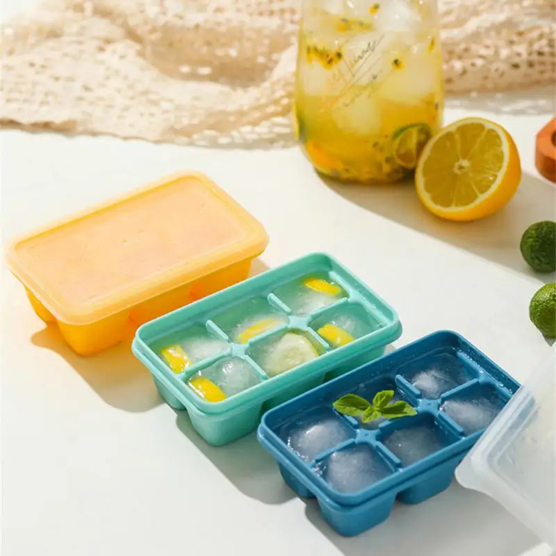 Mold Food Grade Easy To Use High Quality Reusable Multi-function Reusable Ice Tray With Lid Mold Convenient Durable