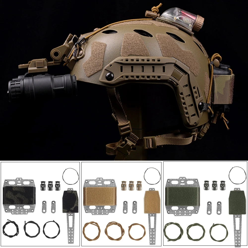 

Тактический шлем PVS31 NVG, чехол для хранения батарей, регулируемая система быстрого крепления шлема, Т-образный держатель для батареи