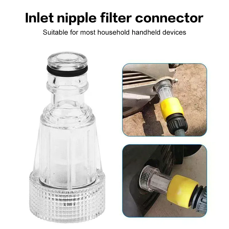 Garden Hose Adapter, Replacement Tool for High Pressure Washer Water Pump, Inlet Connector Filter, 5/10PCS