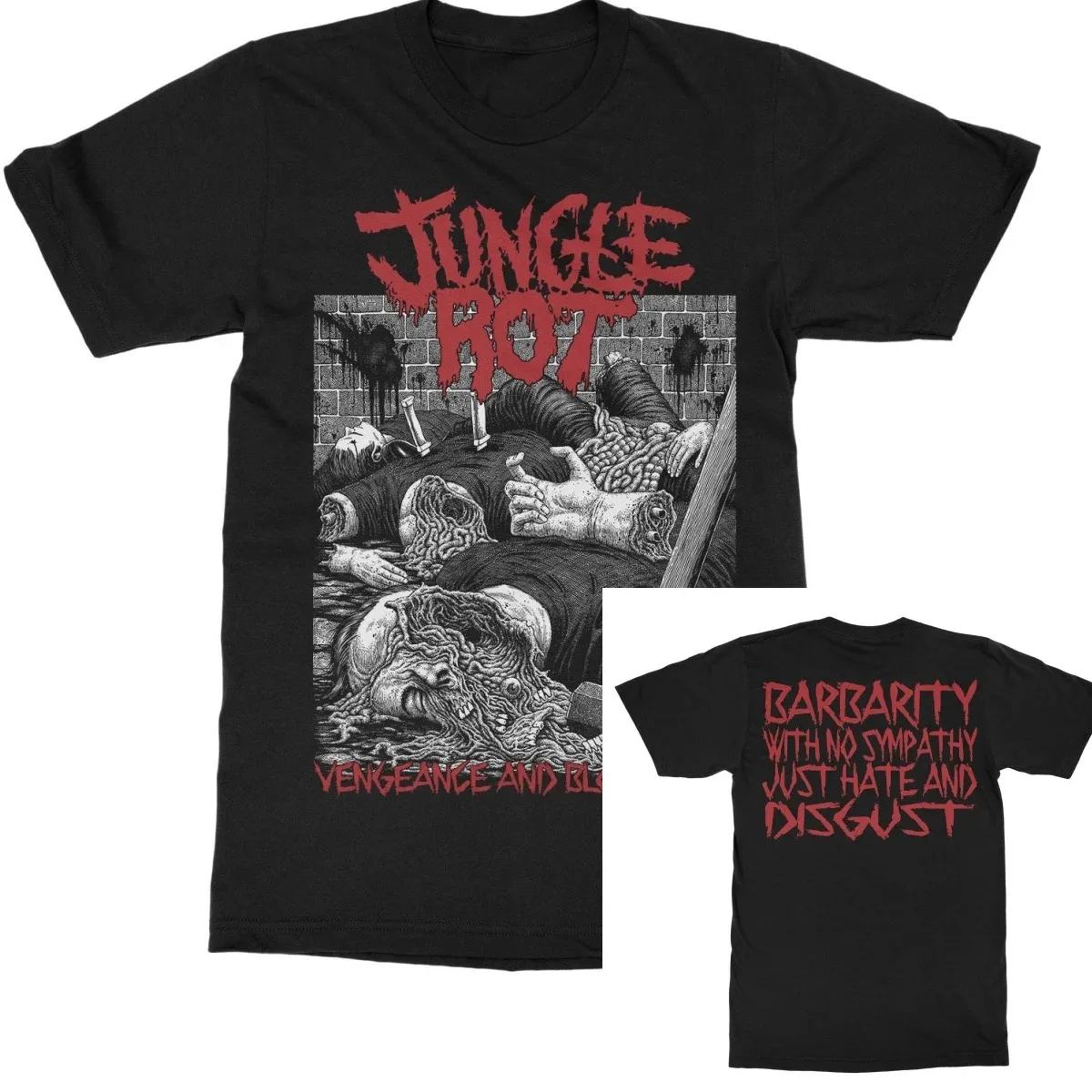 Jungle Rot A Call to Arms Band Printed T-Shirt, Pure Cotton Unisex Summer Streetwear Top Women And Men Comfortable T-shirt